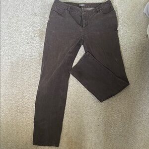 J. Jill Slim Leg Brown Pants